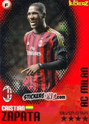Sticker Cristian Zapata - Football Stars 2013-2014 n. 123 - Kickerz