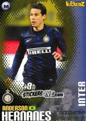 Sticker Anderson Hernanes - Football Stars 2013-2014 n. 153 - Kickerz