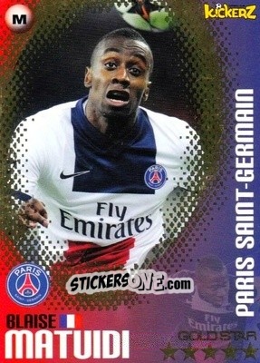 Sticker Blaise Matuidi - Football Stars 2013-2014 n. 167 - Kickerz