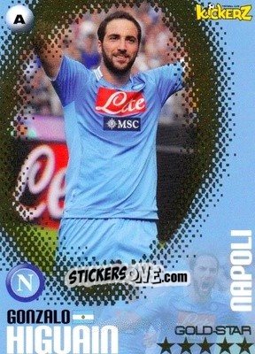 Sticker Gonzalo Higuain - Football Stars 2013-2014 n. 170 - Kickerz
