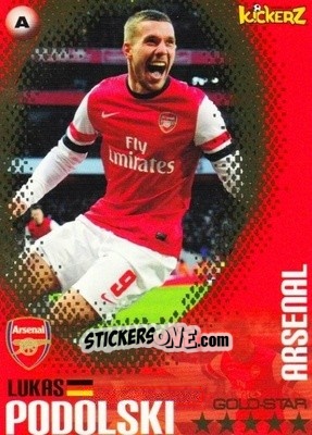 Sticker Lukas Podolski - Football Stars 2013-2014 n. 171 - Kickerz