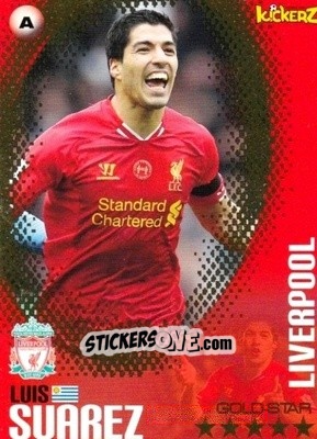 Sticker Luis Suarez - Football Stars 2013-2014 n. 186 - Kickerz