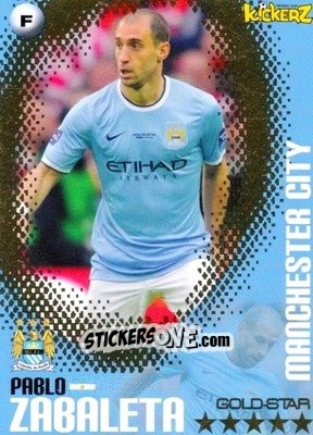 Sticker Pablo Zabaleta - Football Stars 2013-2014 n. 188 - Kickerz