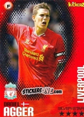 Sticker Daniel Agger - Football Stars 2013-2014 n. 192 - Kickerz