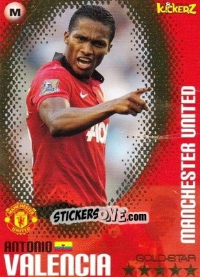 Sticker Antonio Valencia - Football Stars 2013-2014 n. 202 - Kickerz