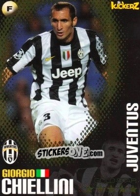 Sticker Giorgio Chiellini - Football Stars 2013-2014 n. 207 - Kickerz