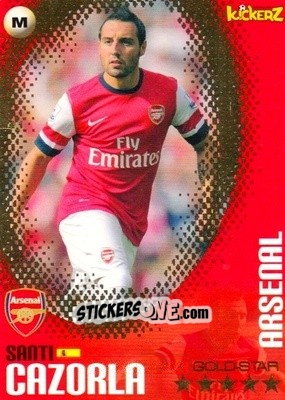 Sticker Santi Cazorla - Football Stars 2013-2014 n. 222 - Kickerz