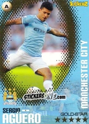 Sticker Sergio Agüero - Football Stars 2013-2014 n. 223 - Kickerz
