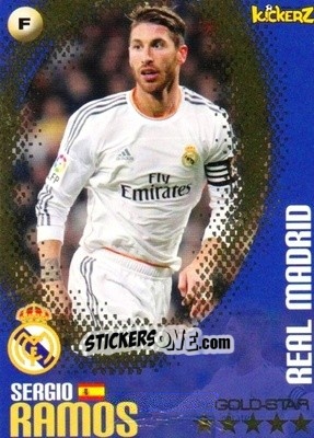 Sticker Sergio Ramos - Football Stars 2013-2014 n. 224 - Kickerz