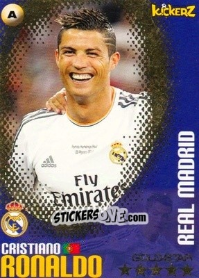 Sticker Cristiano Ronaldo - Football Stars 2013-2014 n. 234 - Kickerz