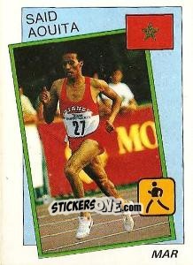 Sticker Said Aouita - Supersport 1987 n. 5 - Panini