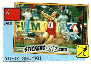 Sticker Yuriy Sedykh - Supersport 1987 n. 6 - Panini