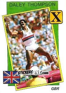 Sticker Daley Thompson - Supersport 1987 n. 9 - Panini