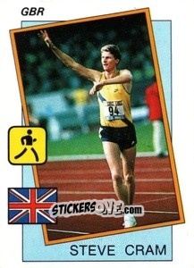 Sticker Steve Cram - Supersport 1987 n. 12 - Panini