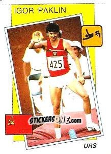 Sticker Igor Paklin - Supersport 1987 n. 13 - Panini