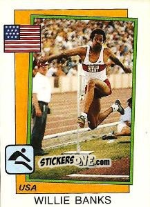 Sticker Willie Banks - Supersport 1987 n. 14 - Panini