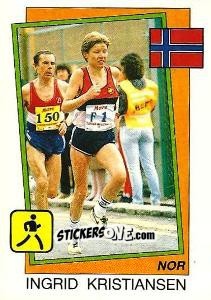 Sticker Ingrid Kristiansen - Supersport 1987 n. 20 - Panini