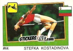 Sticker Stefka Kostadinova - Supersport 1987 n. 22 - Panini