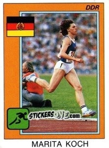 Sticker Marita Koch - Supersport 1987 n. 23 - Panini