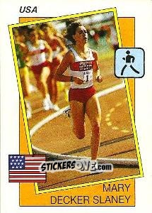 Sticker Mary Decker Slaney - Supersport 1987 n. 25 - Panini