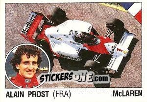 Sticker Alain Prost - Supersport 1987 n. 30 - Panini