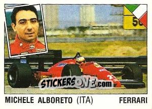 Sticker Michele Alboreto - Supersport 1987 n. 34 - Panini