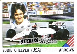 Sticker Eddie Cheever - Supersport 1987 n. 36 - Panini