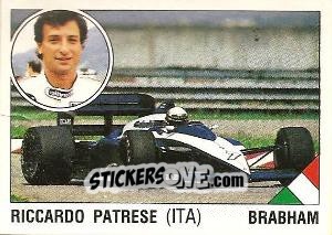 Sticker Riccardo Patrese - Supersport 1987 n. 37 - Panini