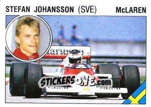 Sticker Stefan Johansson - Supersport 1987 n. 38 - Panini