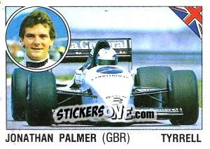 Sticker Jonathan Palmer - Supersport 1987 n. 41 - Panini