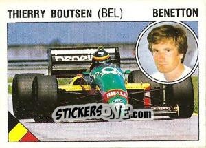 Sticker Thierry Boutsen - Supersport 1987 n. 46 - Panini
