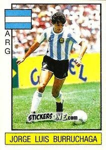 Sticker Jorge Luis Burruchaga - Supersport 1987 n. 58 - Panini