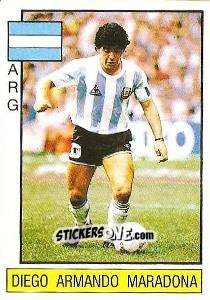 Sticker Diego Armando Maradona - Supersport 1987 n. 71 - Panini