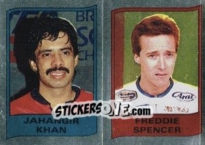 Sticker Jahangir Khan/freddie Spencer - Supersport 1987 n. 106 - Panini