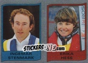Sticker Ingemar Stenmark/erika Heiss - Supersport 1987 n. 110 - Panini