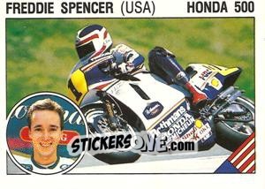Sticker Fredie Spencer - Supersport 1987 n. 114 - Panini