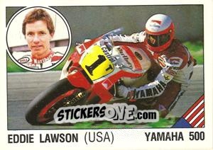 Sticker Eddie Lawson - Supersport 1987 n. 117 - Panini