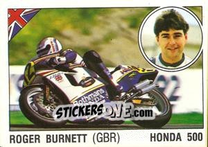 Sticker Roger Burnett - Supersport 1987 n. 119 - Panini