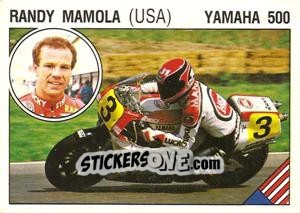 Sticker Randy Mamola - Supersport 1987 n. 120 - Panini