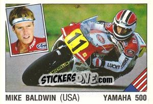 Sticker Mike Baldwin - Supersport 1987 n. 124 - Panini