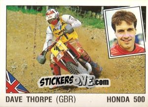 Sticker Dave Thorpe - Supersport 1987 n. 126 - Panini