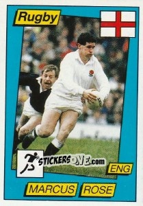 Sticker Marcus Rose - Supersport 1987 n. 138 - Panini