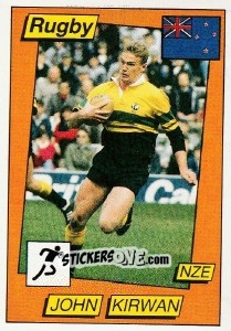 Sticker John Kirwan - Supersport 1987 n. 140 - Panini