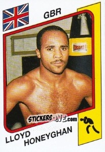 Sticker Lloyd Honeyghan - Supersport 1987 n. 152 - Panini