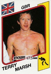 Sticker Terry Marsh - Supersport 1987 n. 154 - Panini