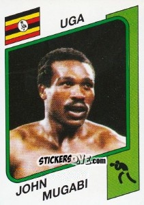 Sticker John Mugabi - Supersport 1987 n. 155 - Panini