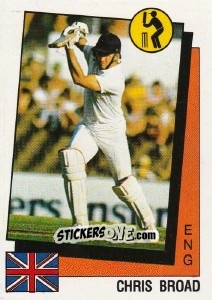 Sticker Chris Broad - Supersport 1987 n. 158 - Panini