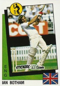 Sticker Ian Botham - Supersport 1987 n. 160 - Panini