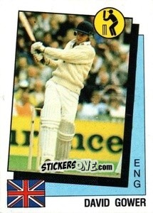 Sticker David Gower - Supersport 1987 n. 161 - Panini