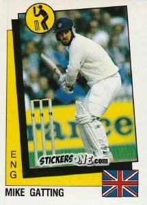 Sticker Mike Gatting - Supersport 1987 n. 162 - Panini